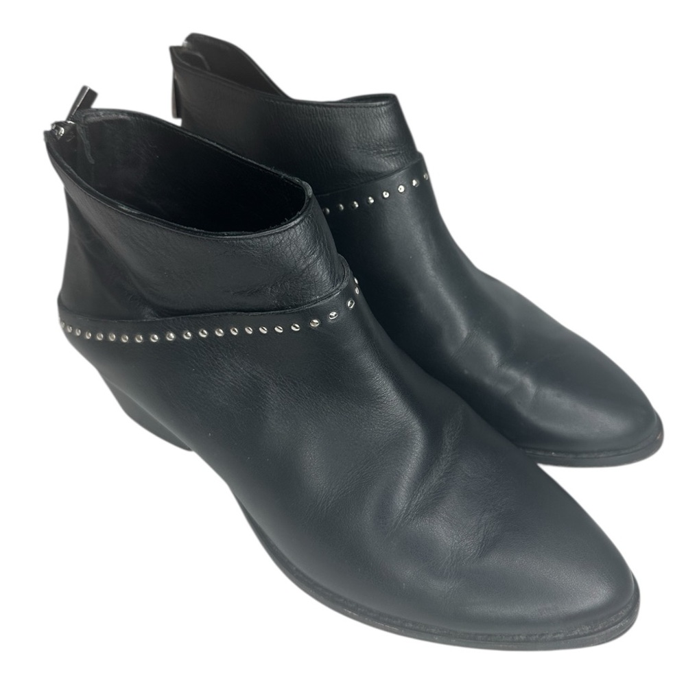 Thursday Boot Company Black Ankle Boots with Studs Size 7.5